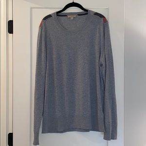 Burberry long sleeve grey sweater - XXL